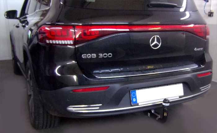 Anhängerkupplung für Mercedes EQB X243, nur für Heckträgerbetrieb 2021- - V-abnehmbar